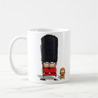 British Royal Guard and Dog Funny Mug