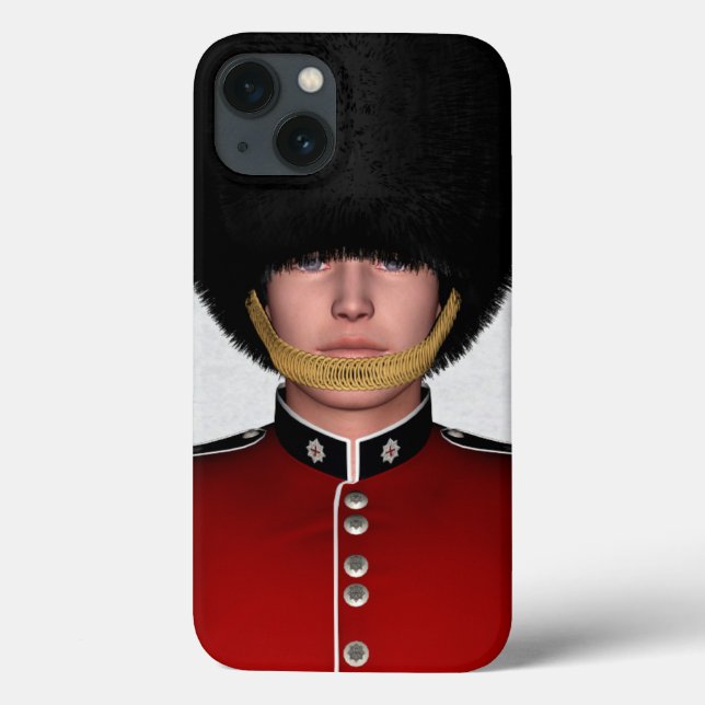 British Royal Guard Soldier London Art Case-Mate iPhone Case (Back)