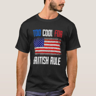 British Rule American Flag History Teacher Student T-Shirt