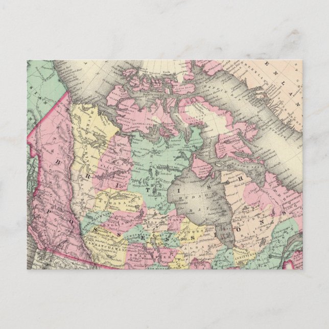 British, Russian & Danish Possessions Postcard (Front)