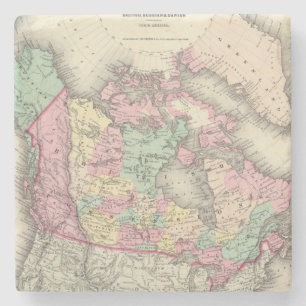 British, Russian & Danish Possessions Stone Coaster