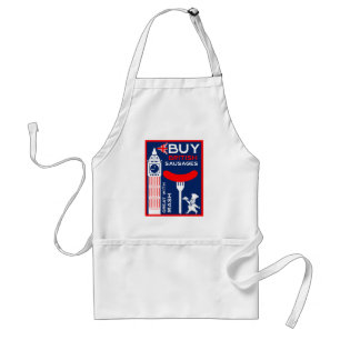 British Sausages Food Nostalgia Standard Apron
