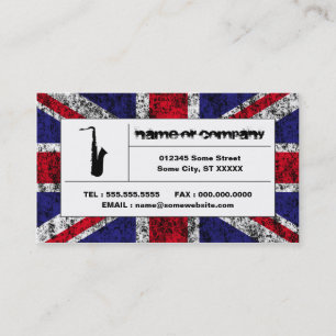 british saxophone business card