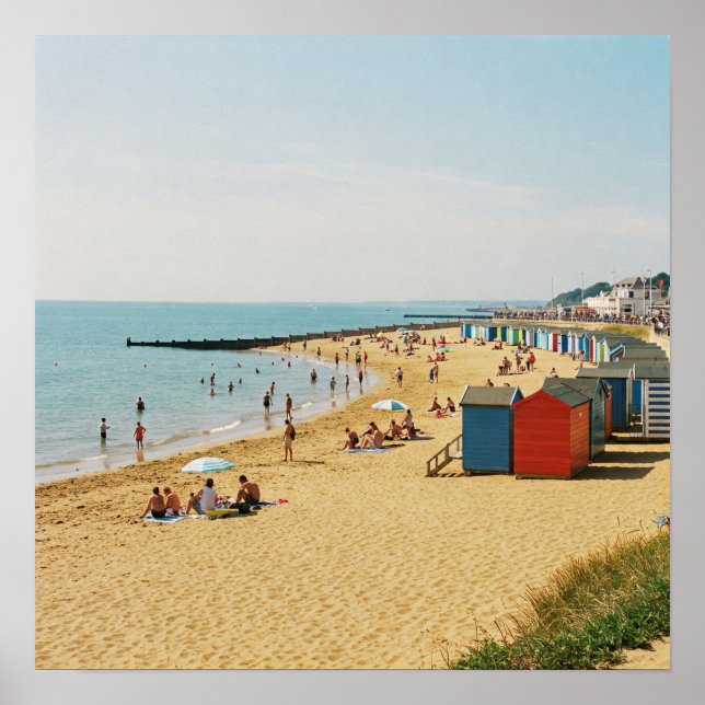 British Seaside Serenity Poster (Front)