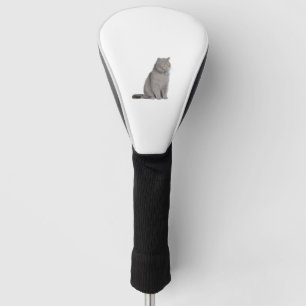 British Shorthair Cat Golf Head Cover