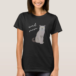 British Shorthair Cat Mom For Cat T-Shirt