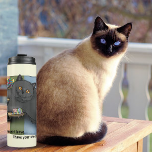 British Shorthair Cat Sandals Funny Cute Thermal Tumbler