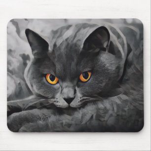 British Shorthair Kitty Mouse Pad