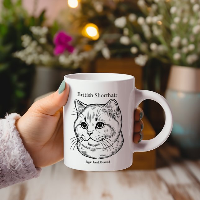 British Shorthair Two-Tone Coffee Mug (Creator Uploaded)