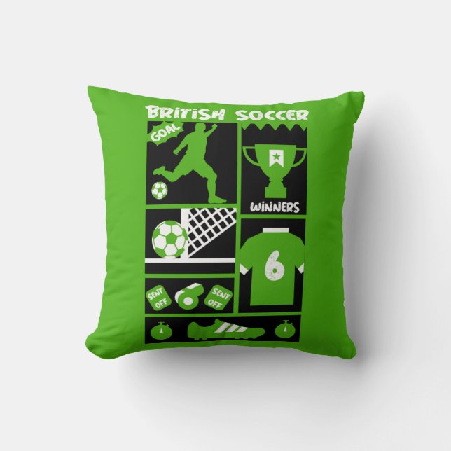 British Soccer  Cushion (Front)