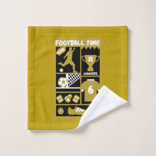 British Soccer Football Bath Towel Set