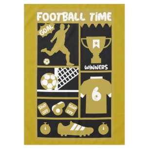 British Soccer Football      Tablecloth