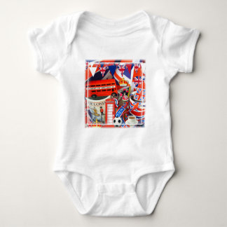 British Souvenirs Baby Bodysuit