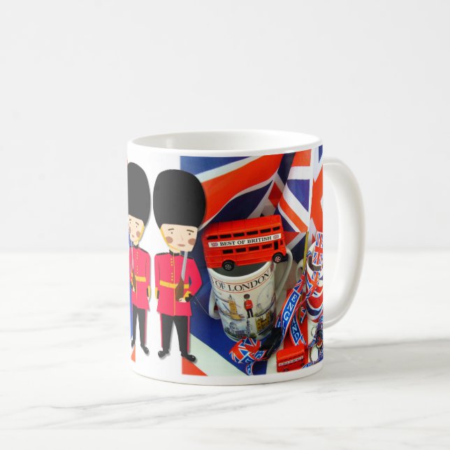 British Souvenirs Coffee Mug (Front Right)