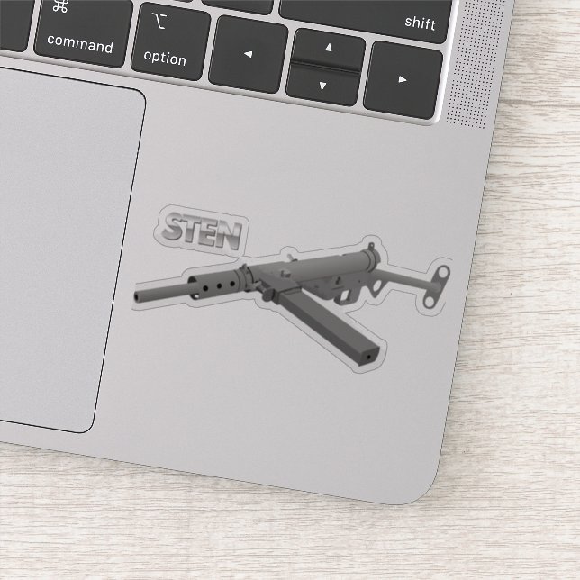 British Sten MKII Submachine Gun (Detail)