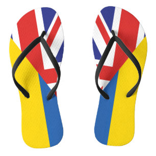 British support towards Ukraine Sherpa Blanket Jandals