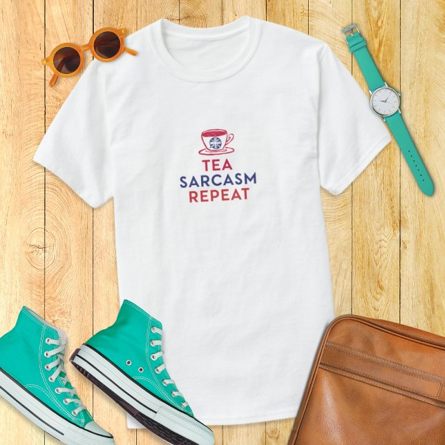 British Tea Cup Funny London England Souvenir T-Shirt (Creator Uploaded)