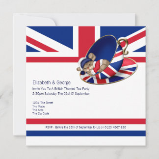 British Tea Party Invitation