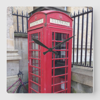 British Telephone Booth Clock
