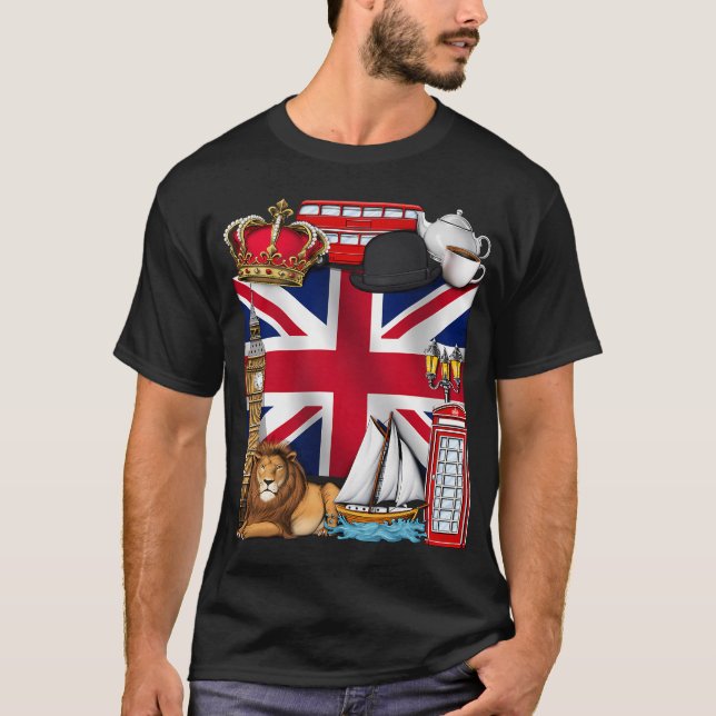 British UK Flag T-Shirt (Front)