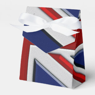British UK Union Jack or Union Flag Patriotic Favour Box