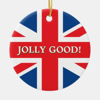 British Union Jack Ceramic Tree Decoration