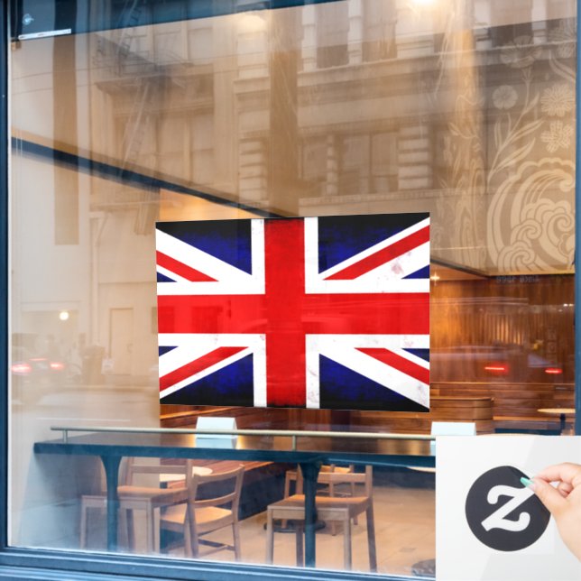 British Union Jack Flag (Cafe Window)