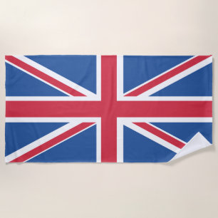 British Union Jack Flag Beach Towel
