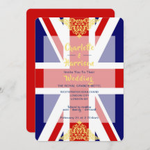 British Union Jack Flag Destination Wedding