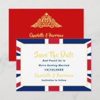 British Union Jack Flag Destination Wedding