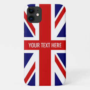 British Union Jack flag English pride custom print Case-Mate iPhone Case