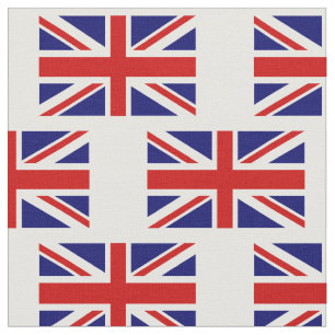British Union Jack flag pattern DIY fabric textile