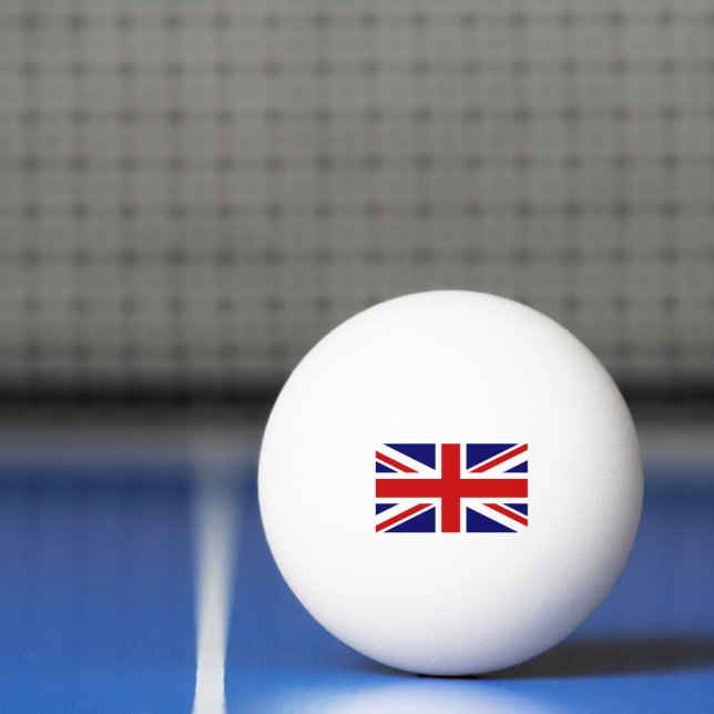 British Union Jack Flag Ping Pong Ball (Net)