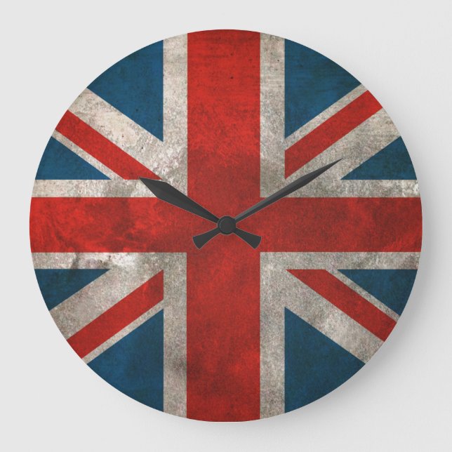 British Union Jack Large Clock (Front)