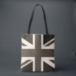 British Union Jack Sepia Antiqued Tote Bag<br><div class="desc">my roots are British</div>