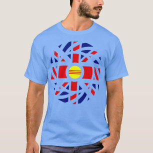 British Vietnamese South Multinational Patriot Fla T-Shirt