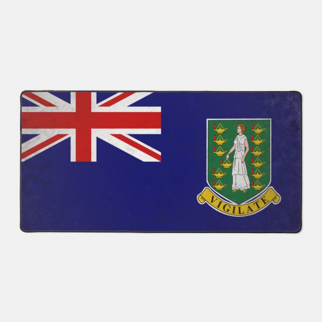 British Virgin Islands Desk Mat (Front)