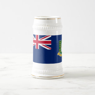 British Virgin Islands Flag Beer Stein