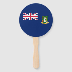 British Virgin Islands Flag Hand Fan