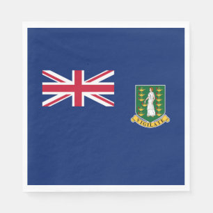 British Virgin Islands Flag Napkin