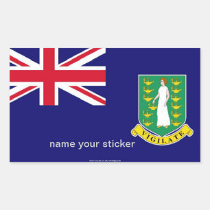 British Virgin Islands flag sticker