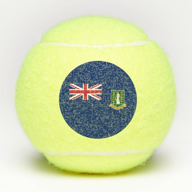 British Virgin Islands Flag Tennis Balls (Front)