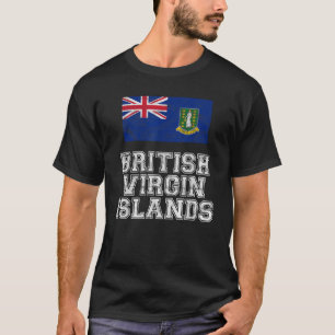 British Virgin Islands Flag Vintage I Men Women Ki T-Shirt