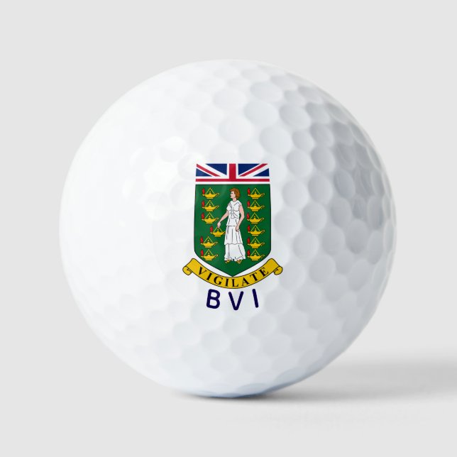 British Virgin Islands Golf Balls (Front)