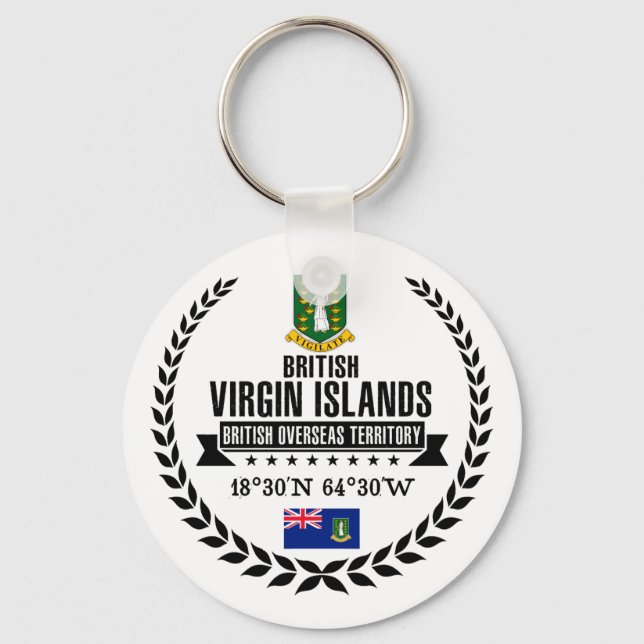 British Virgin Islands Key Ring (Front)