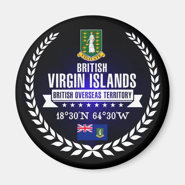British Virgin Islands Magnet (Front)