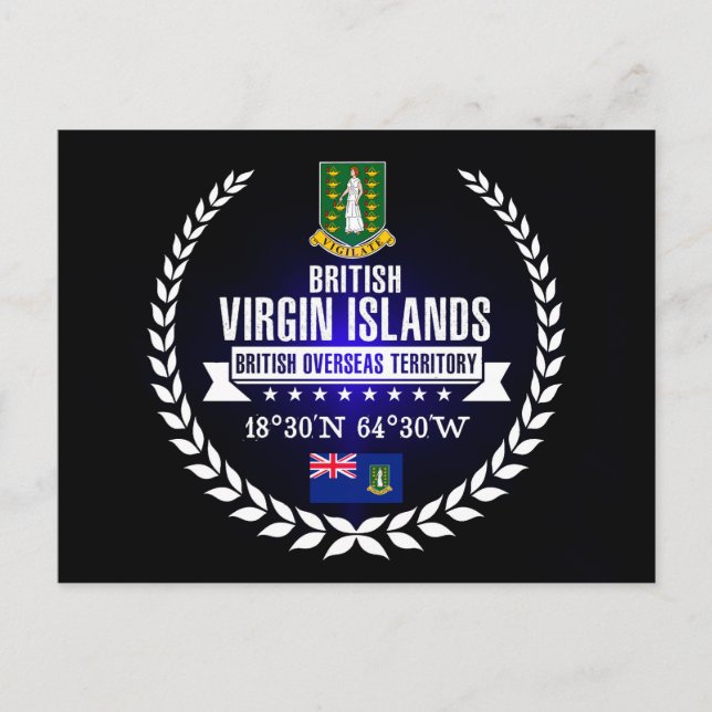 British Virgin Islands Postcard (Front)