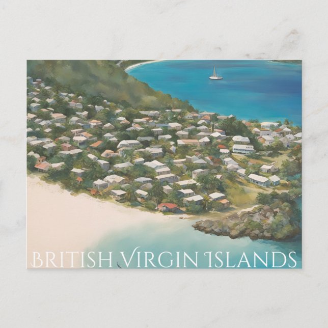 British Virgin Islands Postcard (Front)