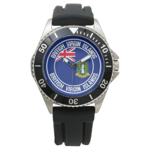 British Virgin Islands Round Emblem Watch