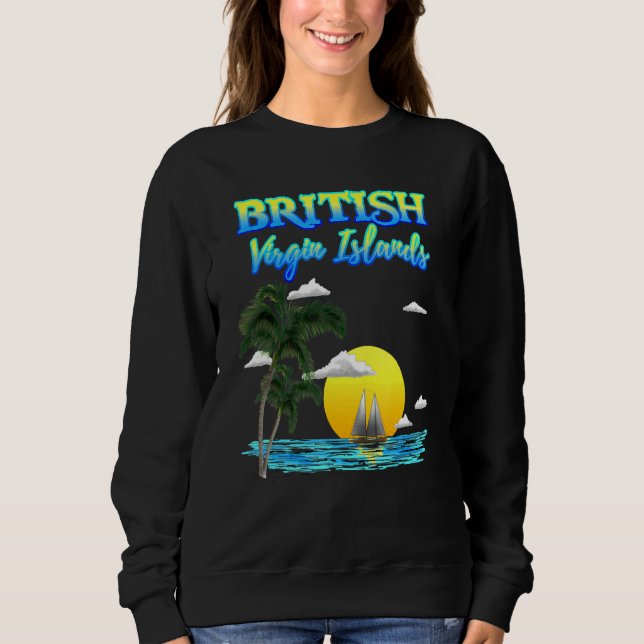 British Virgin Islands Sunset Sweatshirt (Front)